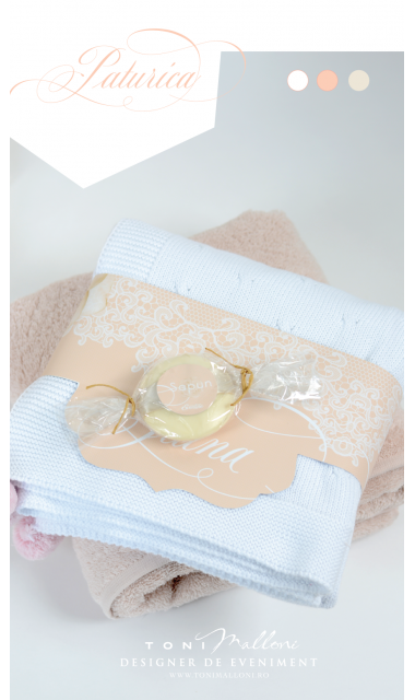 Trusou botez pentru fetite cu dantela si accesorii crosetate, Ziana 2